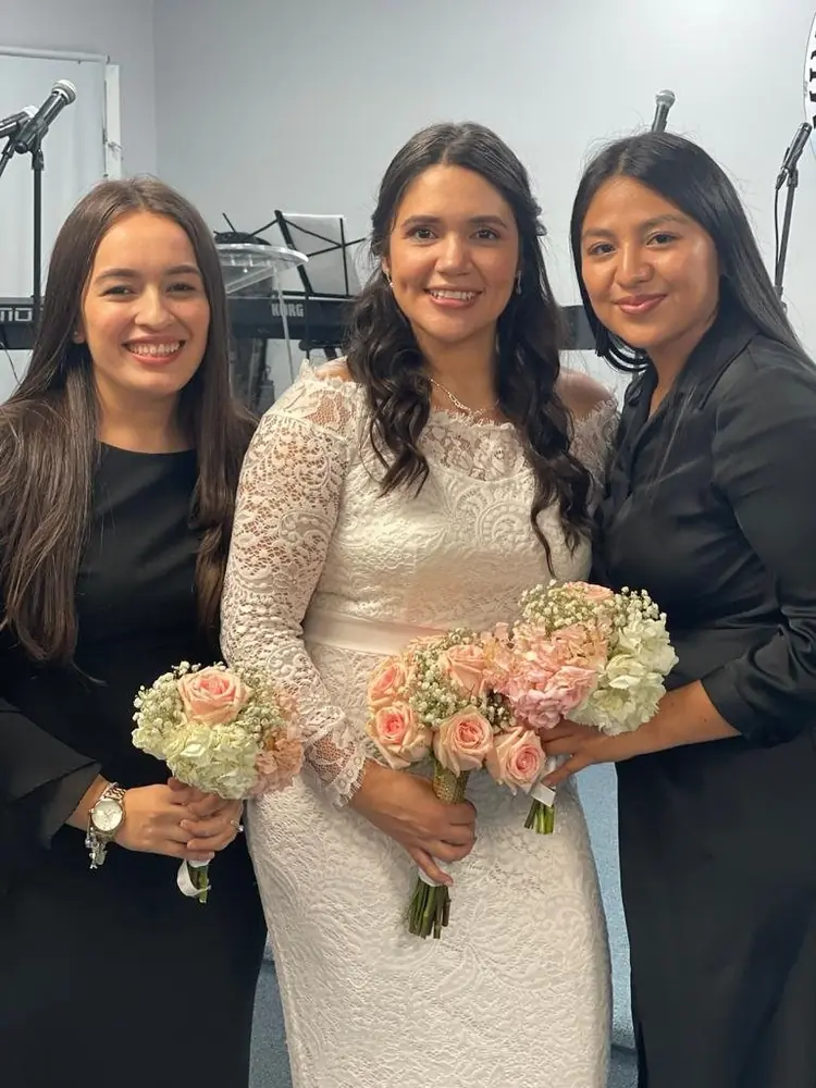 Novia con sus damas de honor